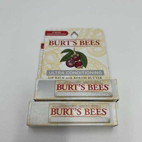 2 x 4.25g Burts Bees Lip Balm Ultra Conditioning - Picture 3 of 6